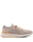 Brunello Cucinelli Brunello Cucinelli Runners in wool and semi-gloss calfskin