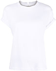 Brunello Cucinelli Brunello Cucinelli Chain-trim round-neck t-shirt