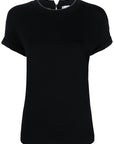 Brunello Cucinelli Brunello Cucinelli Brass-embellished crew-neck T-shirt