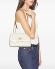 Tory Burch Tory Burch Kira Diamond small leather shoulder bag
