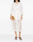 Zimmermann Zimmermann Coco lace midi dress - ivory