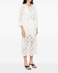 Zimmermann Zimmermann Coco lace midi dress - ivory