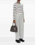 Brunello Cucinelli Brunello Cucinelli Mellow small bucket bag in soft leather with monili