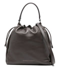 Brunello Cucinelli Brunello Cucinelli Mellow small bucket bag in soft leather with monili