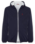 Brunello Cucinelli Brunello Cucinelli Bonded nylon hooded vest with Thermore padding and logo