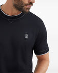 Brunello Cucinelli Brunello Cucinelli Contrast-stitching T-shirt