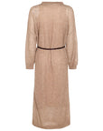 Brunello Cucinelli Brunello Cucinelli Natural Dazzling Dress