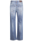 Brunello Cucinelli Brunello Cucinelli Jeans With Logo Patch On The Rear And Faded Effect