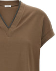 Brunello Cucinelli Brunello Cucinelli T-shirts and Polos Brown