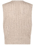 Brunello Cucinelli Brunello Cucinelli Natural Knitted Crewneck Vest