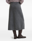 Brunello Cucinelli Brunello Cucinelli Midi skirt in double cashmere knit