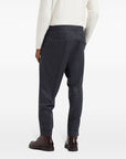 Brunello Cucinelli Brunello Cucinelli Drawstring-waistband wool tapered trousers