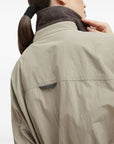 Brunello Cucinelli Brunello Cucinelli Water-resistant techno cotton trench with shiny detail