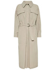 Brunello Cucinelli Brunello Cucinelli Water-resistant techno cotton trench with shiny detail