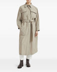Brunello Cucinelli Brunello Cucinelli Water-resistant techno cotton trench with shiny detail