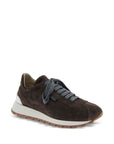 Brunello Cucinelli Brunello Cucinelli Suede runners with shiny tab