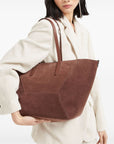 Brunello Cucinelli Brunello Cucinelli BC Duo bag in suede with monili