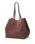Brunello Cucinelli Brunello Cucinelli BC Duo bag in suede with monili