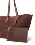 Brunello Cucinelli Brunello Cucinelli BC Duo bag in suede with monili