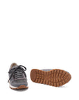 Brunello Cucinelli Brunello Cucinelli Virgin wool flannel and lamé calfskin runners