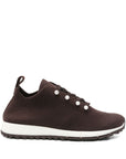 Jimmy Choo Jimmy Choo Veles Cashmere Melange Knit Trainers with Pearl Buttons