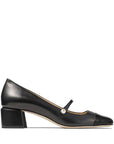 Jimmy Choo Jimmy Choo Elisa 45 Nappa and Patent Leather Pumps
