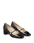 Jimmy Choo Jimmy Choo Elisa 45 Nappa and Patent Leather Pumps