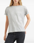 Brunello Cucinelli Brunello Cucinelli Lurex-knit T-shirt