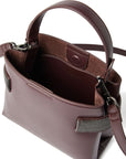 Brunello Cucinelli Brunello Cucinelli Essence small top-handle bag in calfskin with precious bands