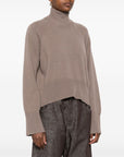 Brunello Cucinelli Brunello Cucinelli High-neck cropped sweater