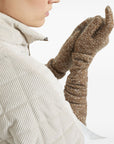 Brunello Cucinelli Brunello Cucinelli sequin-embellished long gloves