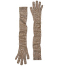 Brunello Cucinelli Brunello Cucinelli sequin-embellished long gloves