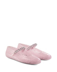 Jimmy Choo Jimmy Choo The Jelly Ballerina Flats with Crystal Embellishment