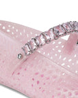 Jimmy Choo Jimmy Choo The Jelly Ballerina Flats with Crystal Embellishment