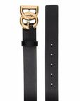 Dolce & Gabbana Dolce & Gabbana DG Logo leather belt