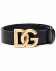 Dolce & Gabbana Dolce & Gabbana DG Logo leather belt