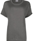 Brunello Cucinelli Brunello Cucinelli Round-neck short-sleeve T-shirt