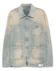 Golden Goose Golden Goose Coats Clear Blue