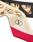 Valentino Garavani Valentino Garavani Scarf Bandeaux Petit Charles In Silk