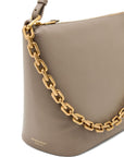 Emporio Armani Emporio Armani Medium leather hobo bag with chain