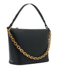 Emporio Armani Emporio Armani Medium leather hobo bag with chain