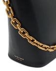 Emporio Armani Emporio Armani Medium leather hobo bag with chain