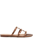 Valentino Garavani Valentino Garavani Rockstud Low Slide Sandal in Laminated Nappa Leather