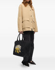 Ganni Ganni Organic cotton XXL tote bag