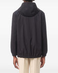 Valentino Valentino Nylon Hooded Jacket with VLogo Patch
