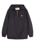 Valentino Valentino Nylon Hooded Jacket with VLogo Patch