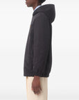 Valentino Valentino Nylon Hooded Jacket with VLogo Patch