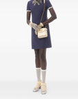 Valentino Valentino Short Embroidered Crepe Couture Dress