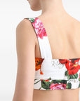 Dolce & Gabbana Dolce & Gabbana Flower-print poplin top