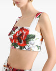 Dolce & Gabbana Dolce & Gabbana Flower-print poplin top